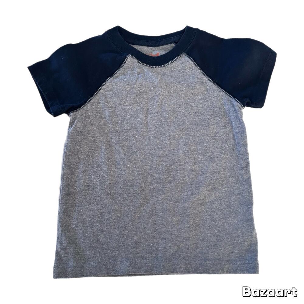 Cat & Jack Short Sleeve T-Shirt Toddler Boys Size 18M Navy